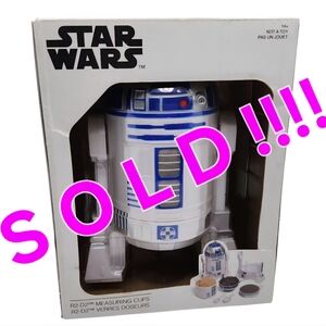 ☆Star Wars R2-D2 Measuring Cups Set Thinkgeek NEW- Limited Time!!!